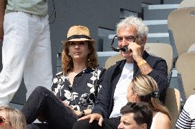 2025 French Open - Celebrities In Stands Day10 NB