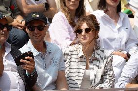 2025 French Open - Celebrities In Stands Day10 NB