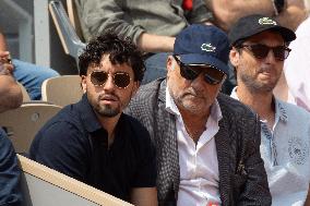 2025 French Open - Celebrities In Stands Day10 NB
