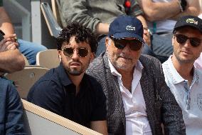 2025 French Open - Celebrities In Stands Day10 NB