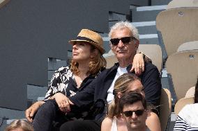 2025 French Open - Celebrities In Stands Day10 NB