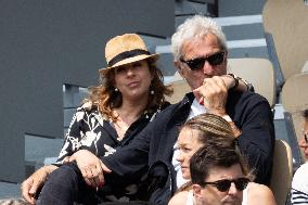 2025 French Open - Celebrities In Stands Day10 NB