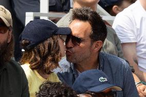2025 French Open - Celebrities In Stands Day10 NB