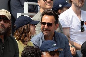 2025 French Open - Celebrities In Stands Day10 NB