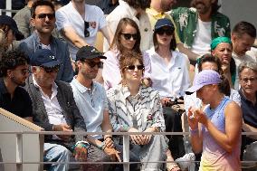2025 French Open - Celebrities In Stands Day10 NB