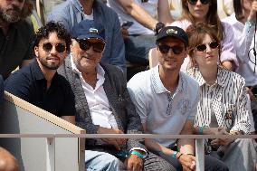 2025 French Open - Celebrities In Stands Day10 NB