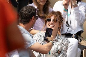 2025 French Open - Celebrities In Stands Day10 NB