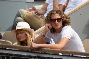 2025 French Open - Celebrities In Stands Day10 NB