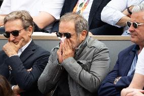 2025 French Open - Celebrities In Stands Day10 NB