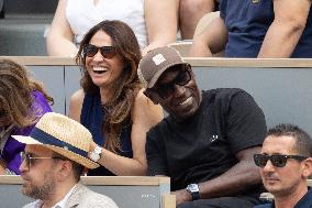 2025 French Open - Celebrities In Stands Day10 NB