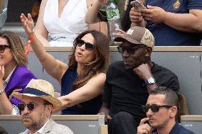 2025 French Open - Celebrities In Stands Day10 NB