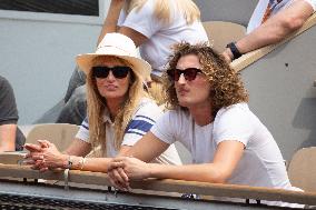 2025 French Open - Celebrities In Stands Day10 NB