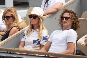 2025 French Open - Celebrities In Stands Day10 NB