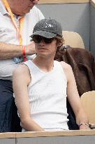 2025 French Open - Celebrities In Stands Day10 NB