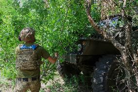 Combat work of Ukraines 30th Mechanized Brigade in Donetsk region