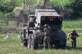 Combat work of Ukraines 30th Mechanized Brigade in Donetsk region