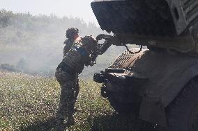 Combat work of Ukraines 30th Mechanized Brigade in Donetsk region