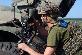 Combat work of Ukraines 30th Mechanized Brigade in Donetsk region
