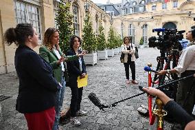 French PM Francois Bayrou receives party leaders in Paris - FA