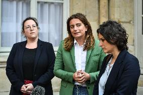 French PM Francois Bayrou receives party leaders in Paris - FA