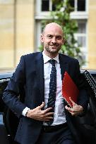Jean-Noel Barrot arrives for a meeting with French PM Francois Bayrou in Paris - FA
