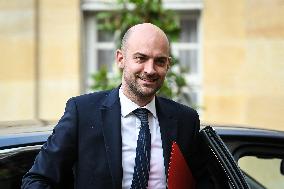 Jean-Noel Barrot arrives for a meeting with French PM Francois Bayrou in Paris - FA
