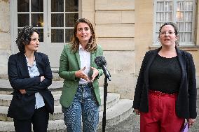 French PM Francois Bayrou receives party leaders in Paris - FA