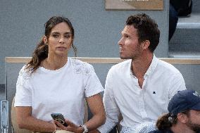 2025 French Open - Celebrities In Stands Night 10 NB