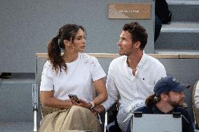 2025 French Open - Celebrities In Stands Night 10 NB