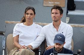 2025 French Open - Celebrities In Stands Night 10 NB