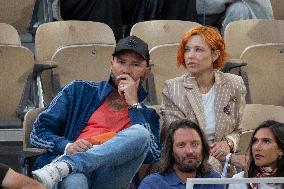 2025 French Open - Celebrities In Stands Night 10 NB