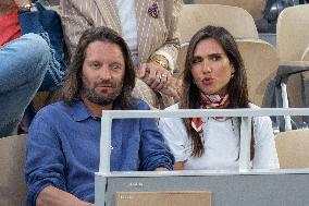 2025 French Open - Celebrities In Stands Night 10 NB