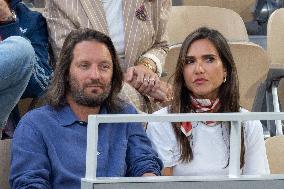 2025 French Open - Celebrities In Stands Night 10 NB