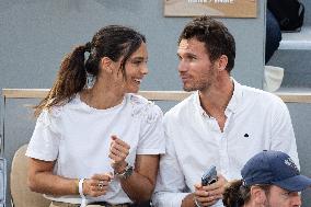 2025 French Open - Celebrities In Stands Night 10 NB