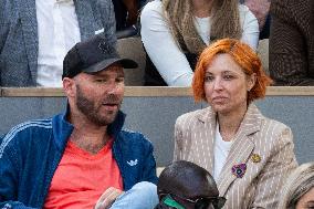 2025 French Open - Celebrities In Stands Night 10 NB