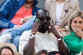 2025 French Open - Celebrities In Stands Night 10 NB