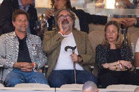 2025 French Open - Celebrities In Stands Night 10 NB