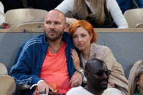 2025 French Open - Celebrities In Stands Night 10 NB
