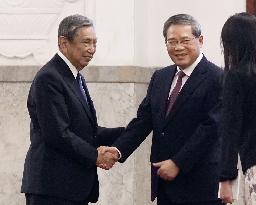 Ex-Japan lower house speaker Kono in Beijing