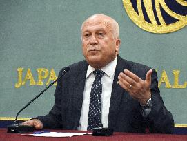 Palestinian economy minister in Tokyo