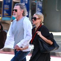 Noami Watts And Billy Crudup Riding Bike - NYC