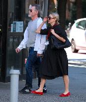 Noami Watts And Billy Crudup Riding Bike - NYC