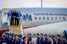 Royal Couple Arriving In Prague