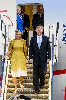 Royal Couple Arriving In Prague
