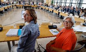 Social Security Budget Meeting at Bercy - Paris