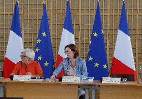 Social Security Budget Meeting at Bercy - Paris
