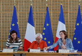 Social Security Budget Meeting at Bercy - Paris