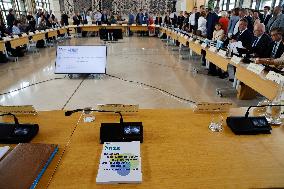 Social Security Budget Meeting at Bercy - Paris