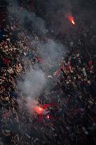 PSG parade on the Champs-Elysees avenue - Paris