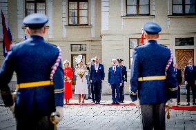 Royal Couple Visit To Prague